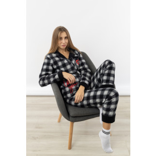 Жіноча піжама L чорний Lindros ЦБ-00233217 - Інтернет-магазин спільних покупок ToGether