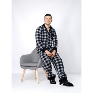 Чоловіча піжама M чорний Lindros ЦБ-00234330 - Інтернет-магазин спільних покупок ToGether