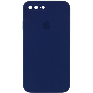 Чохол Epik Silicone Case Square Full Camera Protective AA Apple iPhone 7 plus / 8 plus 5.5" Темно-синій / Midnight blue - Інтернет-магазин спільних покупок ToGether
