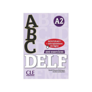 Книга CLE International ABC DELF A2 2ème édition, Livre + CD + Entrainement en ligne 192 с (9782090382532) - Інтернет-магазин спільних покупок ToGether