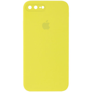 Чохол Epik Silicone Case Square Full Camera Protective AA Apple iPhone 7 plus / 8 plus 5.5" Жовтий / Bright Yellow - Інтернет-магазин спільних покупок ToGether