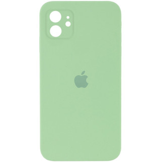 Чохол Epik Silicone Case Square Full Camera Protective AA Apple iPhone 11 6.1" М'ятний / Mint - Інтернет-магазин спільних покупок ToGether