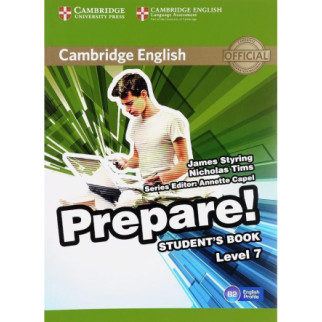 Книга Cambridge University Press Cambridge English Prepare! Level 7 SB 168 с (2000096222742) - Інтернет-магазин спільних покупок ToGether