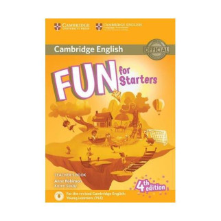 Книга Cambridge University Press Fun for Starters 4th Edition teacher's Book with Downloadable Audio 140 с (9781316617496) - Інтернет-магазин спільних покупок ToGether