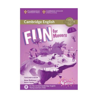 Книга Cambridge University Press Fun for Movers 4th Edition teacher's Book with Downloadable Audio 154 с (9781316617557) - Інтернет-магазин спільних покупок ToGether