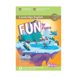 Книга Cambridge University Press Fun for Flyers 4th Edition student's Book with Online Activities, Audio Home and Fun Booklet 144 с (9781316617588) - Інтернет-магазин спільних покупок ToGether
