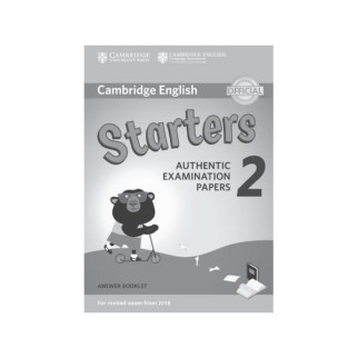 Книга Cambridge University Press Cambridge English 2 for Starters Revised Exam from 2018 Answer Booklet 24 с (9781316636268) - Інтернет-магазин спільних покупок ToGether