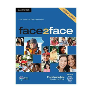 Книга Cambridge University Press Face2face 2nd Edition Pre-Intermediate SB + DVD-ROM 168 с (9781107422070) - Інтернет-магазин спільних покупок ToGether