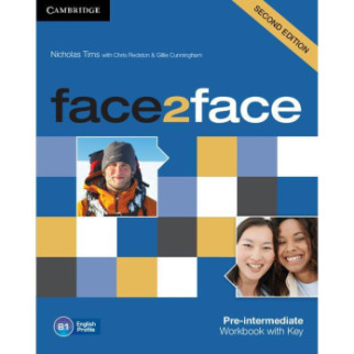Книга Cambridge University Press Face2face 2nd Edition Pre-Intermediate WB + key 168 с (9781107603530) - Інтернет-магазин спільних покупок ToGether