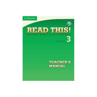 Книга Cambridge University Press Read This! 3 teacher's Manual with Audio CD 64 с (9780521747943) - Інтернет-магазин спільних покупок ToGether