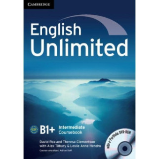 Книга Cambridge University Press English Unlimited Intermediate Coursebook with e-Portfolio DVD-ROM 166 с (9780521739894) - Інтернет-магазин спільних покупок ToGether