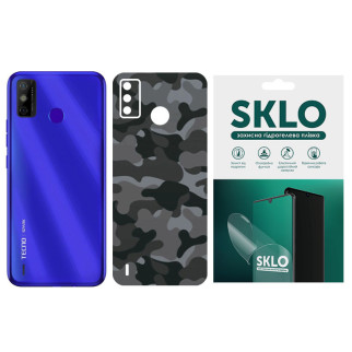 Захисна плівка SKLO Back (тил) Camo для TECNO Camon 16 SE - Інтернет-магазин спільних покупок ToGether