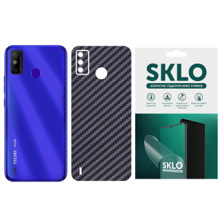 Захисна плівка SKLO Back (тил) Carbon для TECNO Camon 16 SE - Інтернет-магазин спільних покупок ToGether