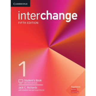 Книга Cambridge University Press Interchange 1 student's Book with Online Self-Study 160 с (9781316620311) - Інтернет-магазин спільних покупок ToGether