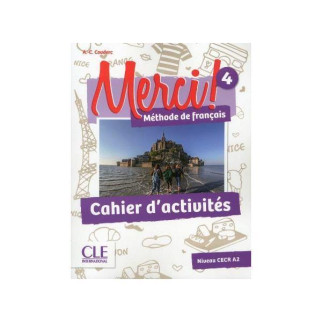 Книга CLE International Merci! 4 Cahier d activités 64 с (9782090388657) - Інтернет-магазин спільних покупок ToGether