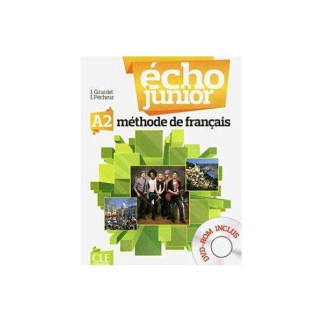 Книга CLE International Echo Junior A2 Livre de L eleve + portfolio + DVD-ROM 160 с (9782090387216) - Інтернет-магазин спільних покупок ToGether
