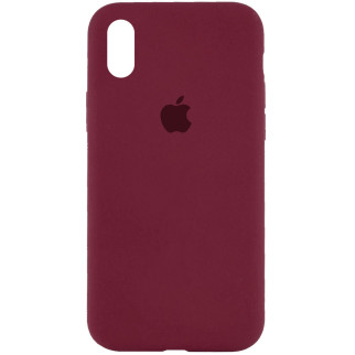 Чохол Epik Silicone Case Full Protective AA Apple iPhone X 5.8" / XS 5.8" Бордовий / Plum - Інтернет-магазин спільних покупок ToGether