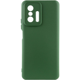 Чохол Lakshmi Silicone Cover Full Camera A Xiaomi 11T / 11T Pro Зелений / Dark green - Інтернет-магазин спільних покупок ToGether