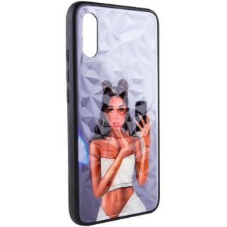 TPU+PC чохол Epik Prisma Ladies Xiaomi Redmi 7A Black in White - Інтернет-магазин спільних покупок ToGether