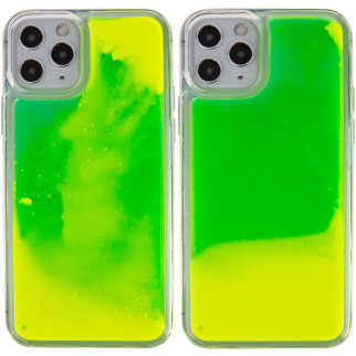 Неоновий чохол Epik Neon Sand glow in the dark Apple iPhone 11 Pro Max 6.5" Зелений - Інтернет-магазин спільних покупок ToGether