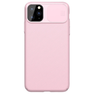 Карбонова накладка Nillkin Camshield шторка на камеру Apple iPhone 11 Pro 5.8" Рожевий / Pink - Інтернет-магазин спільних покупок ToGether