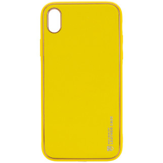 Шкіряний чохол Xshield Apple iPhone X/XS 5.8" Жовтий / Yellow - Інтернет-магазин спільних покупок ToGether
