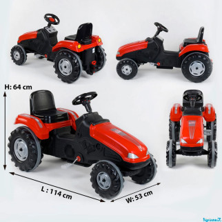 Трактор дитячий педальний Pilsan 07-321 червоний - Інтернет-магазин спільних покупок ToGether