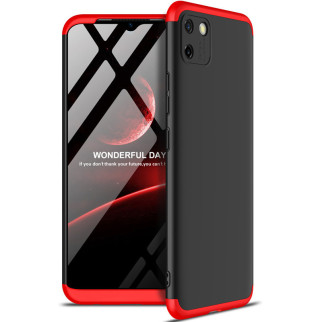 Пластикова накладка GKK LikGus 360 градусів opp Realme C11 2020 Чорний Червоний - Інтернет-магазин спільних покупок ToGether