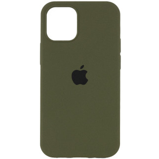 Чохол Epik Silicone Case Full Protective AA Apple iPhone 12 Pro Max 6.7" Зелений / Dark Olive - Інтернет-магазин спільних покупок ToGether