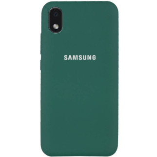 Чохол Epik Silicone Cover Full Protective AA Samsung Galaxy M01 Core/A01 Core Зелений / Pine green - Інтернет-магазин спільних покупок ToGether