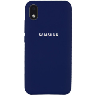 Чохол Epik Silicone Cover Full Protective AA Samsung Galaxy M01 Core/A01 Core Темно-синій / Midnight blue - Інтернет-магазин спільних покупок ToGether