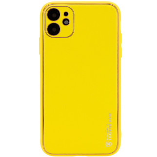 Шкіряний чохол Xshield Apple iPhone 12 6.1" Жовтий / Yellow - Інтернет-магазин спільних покупок ToGether