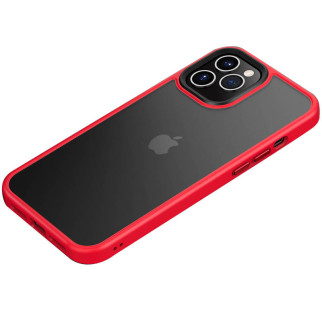 TPU+PC чохол Epik Metal Buttons Apple iPhone 12 Pro/12 6.1" Червоний - Інтернет-магазин спільних покупок ToGether