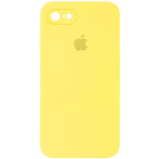 Чохол Epik Silicone Case Square Full Camera Protective AA Apple iPhone 6/6s 4.7" Жовтий / Yellow - Інтернет-магазин спільних покупок ToGether