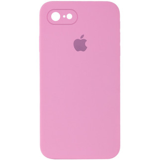 Чохол Epik Silicone Case Square Full Camera Protective AA Apple iPhone 6/6s 4.7" Рожевий / Light pink - Інтернет-магазин спільних покупок ToGether