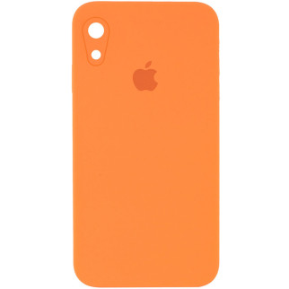 Чохол Epik Silicone Case Square Full Camera Protective AA Apple iPhone XR 6.1" Помаранчевий / Papaya - Інтернет-магазин спільних покупок ToGether