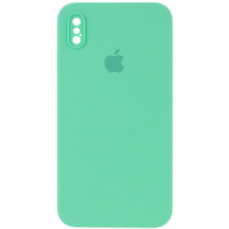 Чохол Epik Silicone Case Square Full Camera Protective AA Apple iPhone XS Max 6.5" Зелений / Spearmint - Інтернет-магазин спільних покупок ToGether