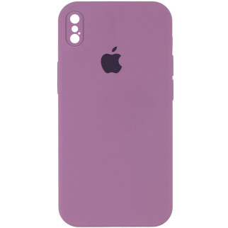 Чохол Epik Silicone Case Square Full Camera Protective AA Apple iPhone XS Max 6.5" Ліловий / Lilac Pride - Інтернет-магазин спільних покупок ToGether