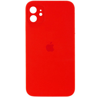 Чохол Epik Silicone Case Square Full Camera Protective AA Apple iPhone 11 6.1" Червоний / Red - Інтернет-магазин спільних покупок ToGether