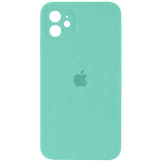 Чохол Epik Silicone Case Square Full Camera Protective AA Apple iPhone 11 6.1" Бірюзовий / Turquoise - Інтернет-магазин спільних покупок ToGether