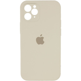Чохол Epik Silicone Case Square Full Camera Protective AA Apple iPhone 11 Pro Max 6.5" Бежевий / Antigue White - Інтернет-магазин спільних покупок ToGether