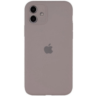 Чохол Epik Silicone Case Full Camera Protective AA Apple iPhone 12 6.1" Сірий / Lavender - Інтернет-магазин спільних покупок ToGether