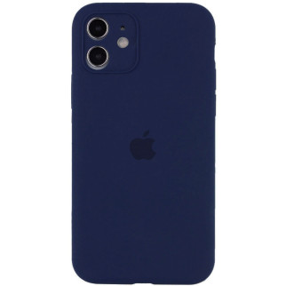 Чохол Epik Silicone Case Full Camera Protective AA Apple iPhone 12 6.1" Синій / Deep navy - Інтернет-магазин спільних покупок ToGether
