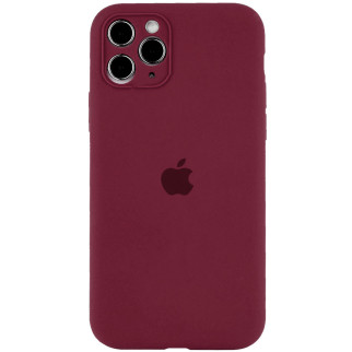 Чохол Epik Silicone Case Full Camera Protective AA Apple iPhone 12 Pro 6.1" Бордовий / Plum - Інтернет-магазин спільних покупок ToGether