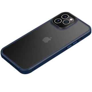 TPU+PC чохол Epik Metal Buttons Apple iPhone 11 Pro Max 6.5" Синій - Інтернет-магазин спільних покупок ToGether