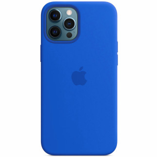 Чохол Epik Silicone case AAA full with Magsafe Apple iPhone 12 Pro / 12 6.1" Синій / Capri Blue - Інтернет-магазин спільних покупок ToGether