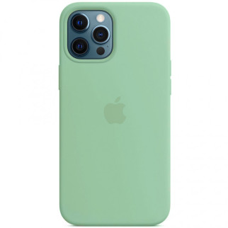 Чохол Epik Silicone case AAA full with Magsafe Apple iPhone 12 Pro Max 6.7" Зелений / Pistachio - Інтернет-магазин спільних покупок ToGether
