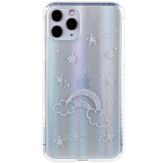 TPU+Glass чохол Epik Aurora Space Apple iPhone 11 Pro 5.8" Веселка - Інтернет-магазин спільних покупок ToGether