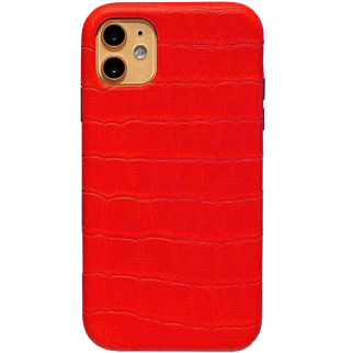 Шкіряний чохол Epik Croco Leather Apple iPhone 11 6.1" Red - Інтернет-магазин спільних покупок ToGether