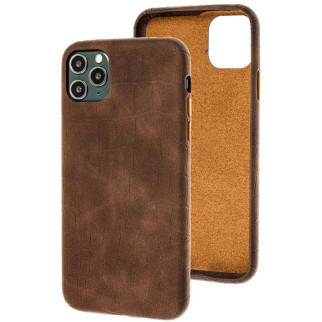 Шкіряний чохол Epik Croco Leather Apple iPhone 11 Pro Max 6.5" Golden Brown - Інтернет-магазин спільних покупок ToGether